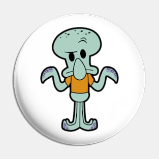 Squidward Chibi Pin