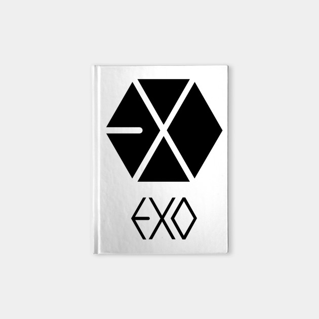 Exo Logo White Exo M Notebook Teepublic