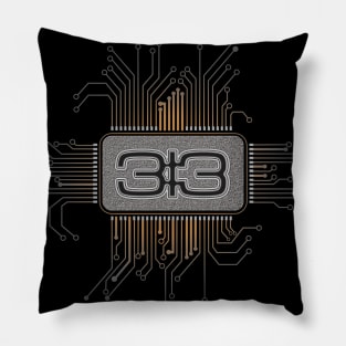 Detroit Techno Micro Chip (Preview) Pillow