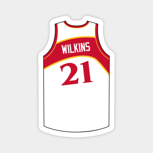 Dominique Wilkins Atlanta Jersey Qiangy Magnet