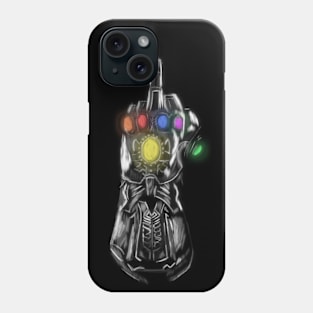 Infinity Gauntlet - Middle Finger Version Phone Case