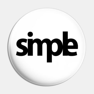 Simple (black) Pin