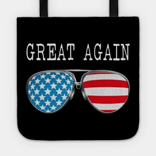 AMERICA PILOT GLASSES GREAT AGAIN Tote