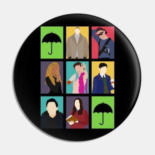 The Umbrella Academy Colors Pin