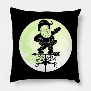 Christmas Santa Weathervane Pillow