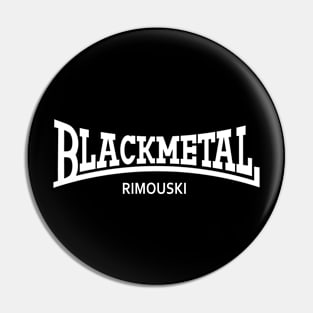 Black Metal Pin