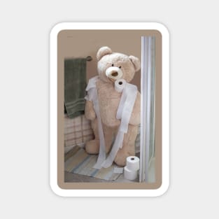 Bathroom bear Magnet