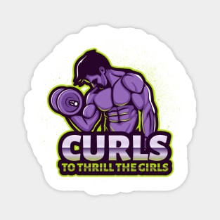 Curls to thrill the girls Magnet