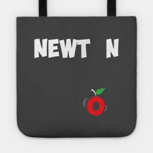 Newton Scientist Gravity Text Tote