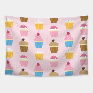 Cupcakes Pattern Tapestry