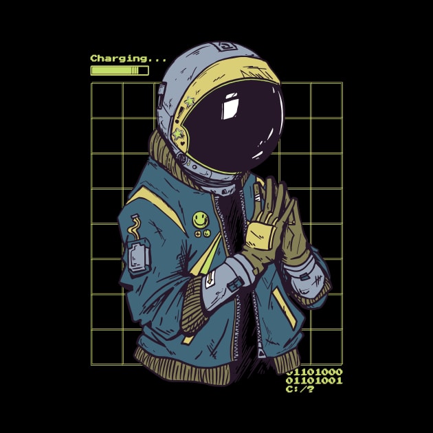 Punk Astronaut Space Traveller by UNDERGROUNDROOTS