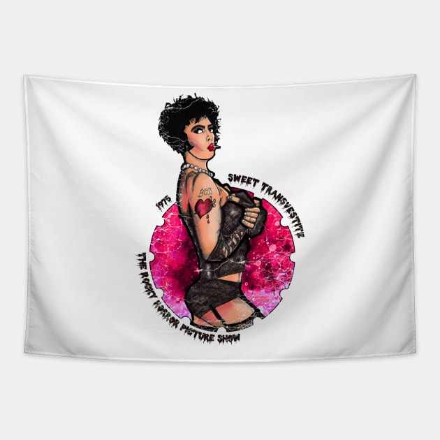 The Rocky Horror Picture Show Tapestry by Inking Imp