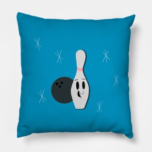 Retro Bowling Pin Pillow