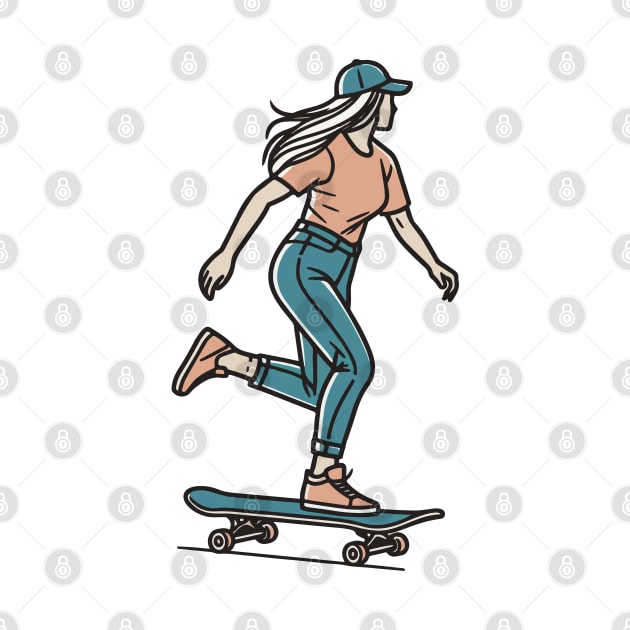 Skater Girl by Green Dreads