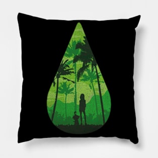 Green Forest Pillow