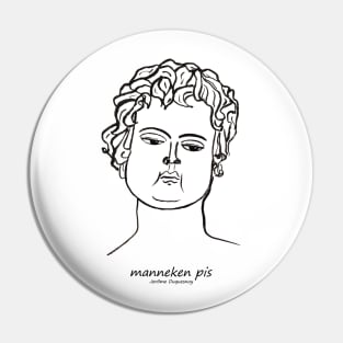 Manneken pis sculpture II Pin