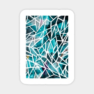 Turquoise Shatter Magnet