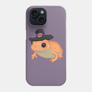 Orange Witch Frog Phone Case