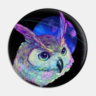 Space Owl Pin