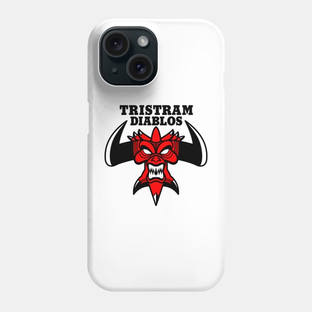 Tristram Diablos Phone Case by demonigote