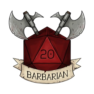 D20 - Barbarian T-Shirt