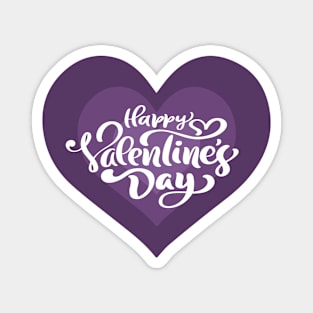 Purple Valentine Magnet