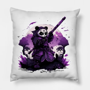 Samurai Panda Pillow