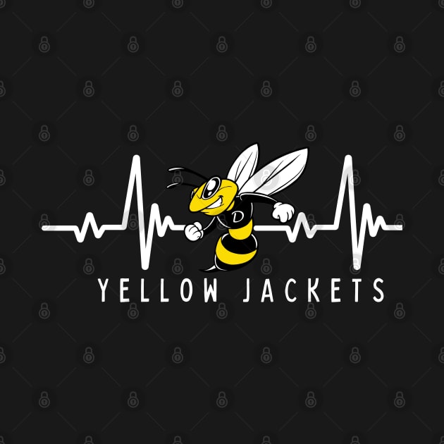 Yellow Jackets Heartline by JustStewin'Art