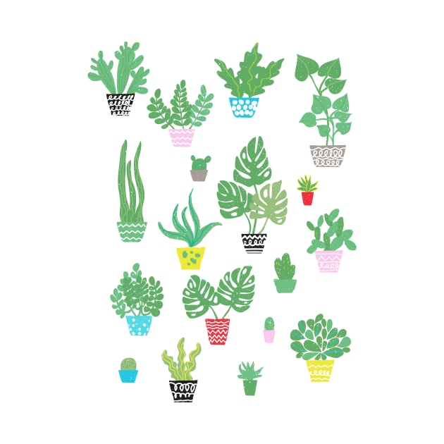 Happy Houseplants by anneamanda