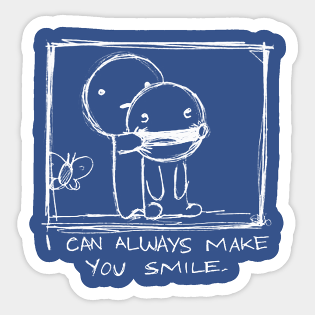 I Can Make You Smile Love Sticker Teepublic