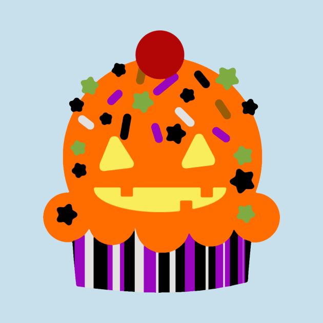 Halloween Cupcake by saradaboru