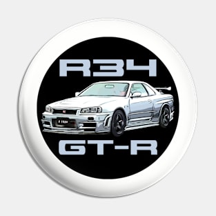 Skyline GT-R R34 Pin