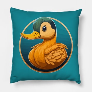 Duck Portrait Pillow