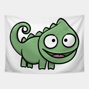 Funny Chameleon Tapestry