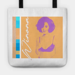 Winona Ryder //// 90s Style Duotone Neon Aesthetic Tote