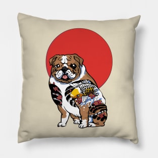 Yakuza English Bulldog Pillow