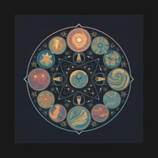 Astrology Concept Fantasy Planets T-Shirt