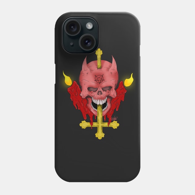 Pure Evil Phone Case by schockgraphics