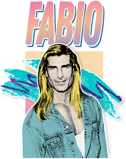 Fabio Aesthetic 90s Style Design Kids T-Shirt by DankFutura