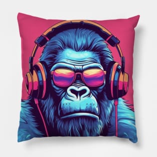 "Wild Beats: DJ Rilla's Jungle Journey" Pillow