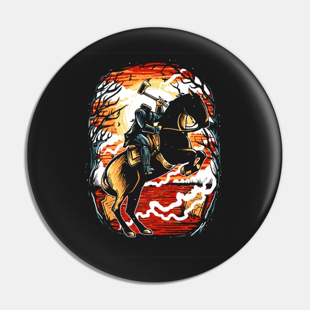 Headless Horseman Pin by SEspider