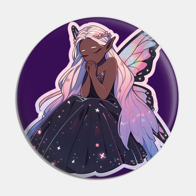 Cute Moon Fairy Pin by DarkSideRunners