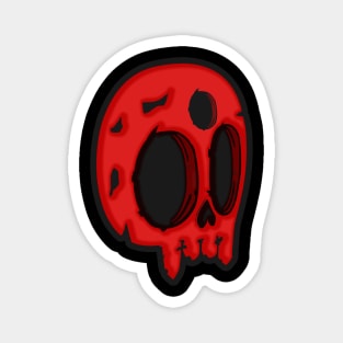 skull red Magnet