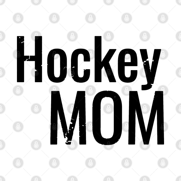 Hockey Mom Basic in Black by M Dee Signs