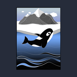 Breaching Arctic Orca T-Shirt