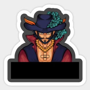 Yoru - Mihawk Sticker for Sale by AnnoMeister