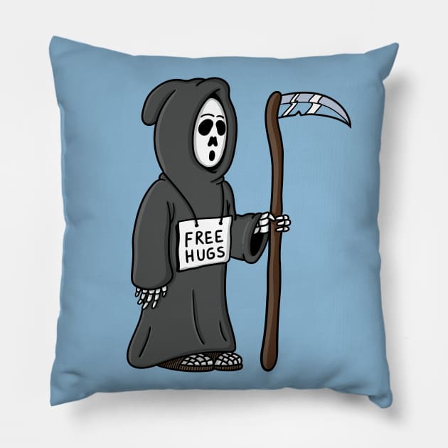 Free Hugs Pillow by Moe Tees