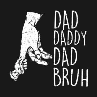 Dada Daddy Dad Bruh Retro Vintage Funny 2023 Fathers Day T-Shirt