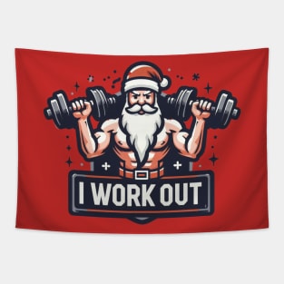 Buff Santa Tapestry