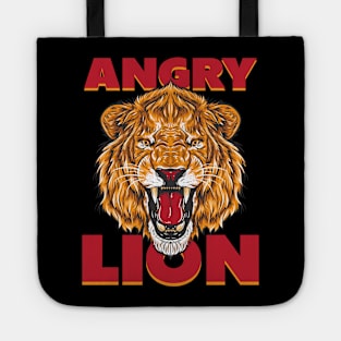 Angry Lion Head Design for all who loves wildlife Tote